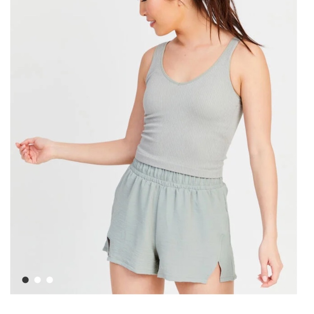 Sage green tank top small